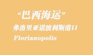 弗洛里亞諾波利斯(Florianopolis)港口